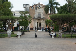 Casa de Monteja as seen from Plaza Grande.